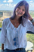 Lulu Blouse - Barely There - Gawjus