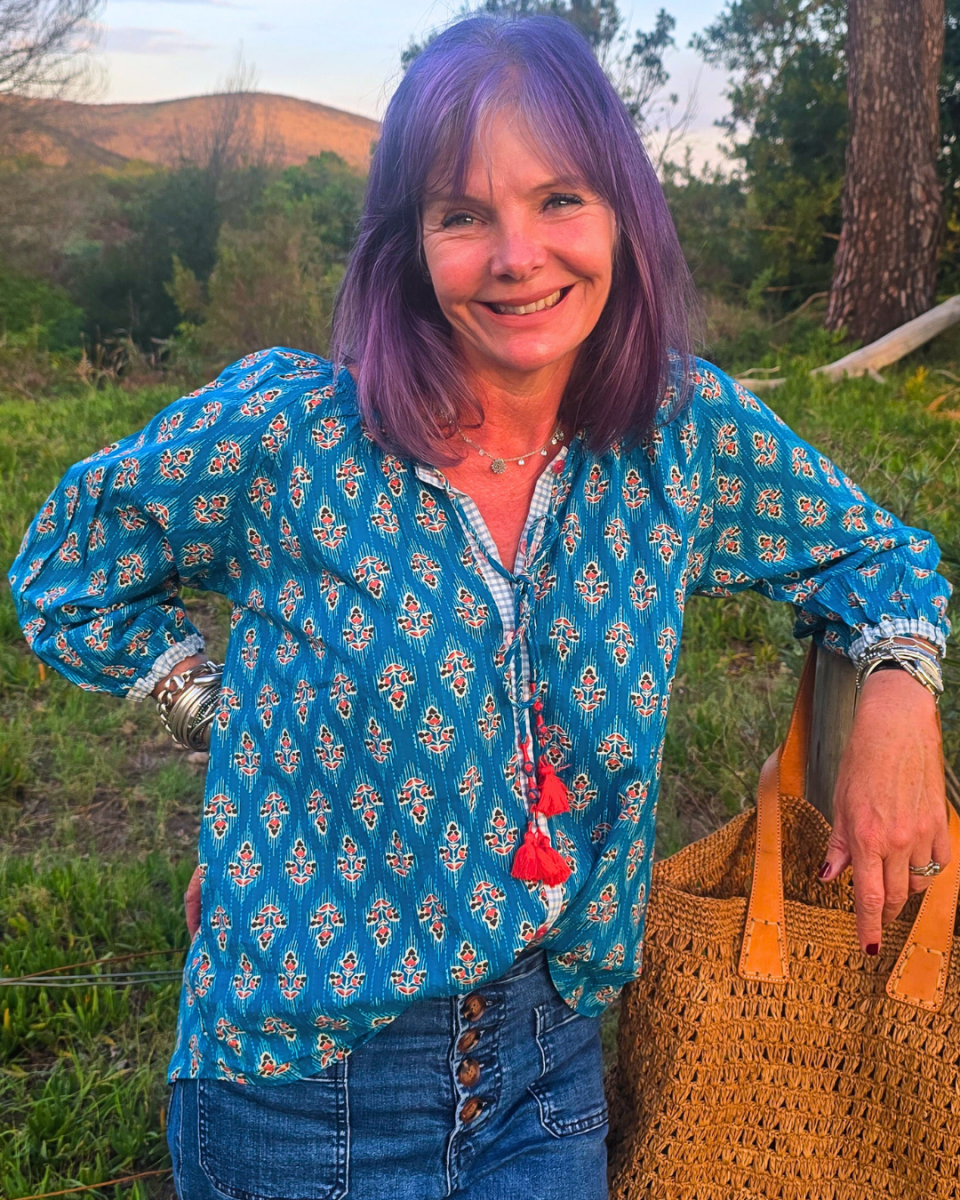 Lulu Blouse - Fleur - de - lis - Gawjus