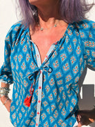 Lulu Blouse - Fleur - de - lis - Gawjus