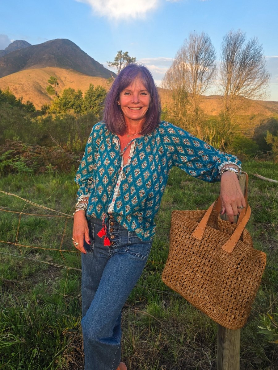 Lulu Blouse - Fleur - de - lis - Gawjus