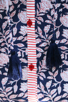 Lulu Blouse - Ink & Cherry - Gawjus
