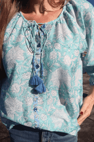 Lulu Blouse - Seafoam - Gawjus