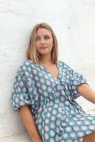 Marilyn Dress - Purple Emerald - Gawjus