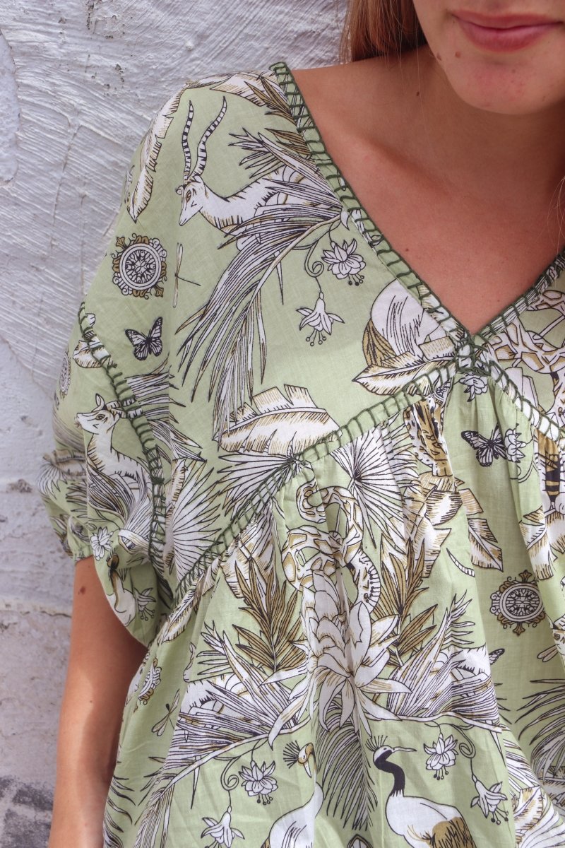 Marilyn Dress - Tea in the Trees - Gawjus