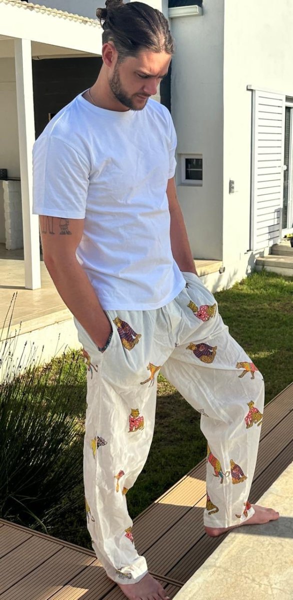 Men's Tiger Long Trousers - Gawjus