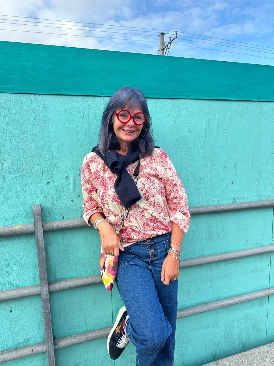 Michelle Blouse - Jewel - Gawjus