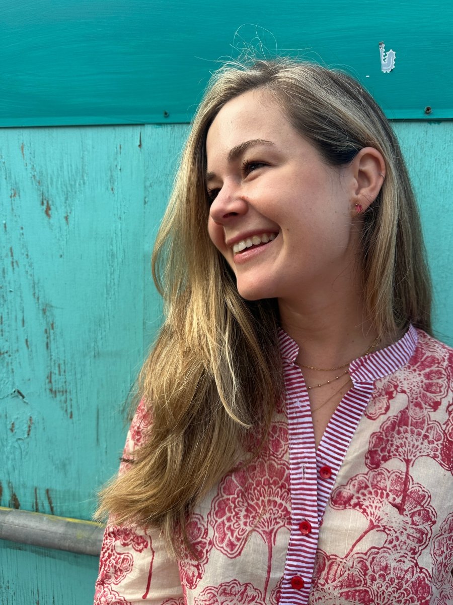 Michelle Blouse - Jewel - Gawjus