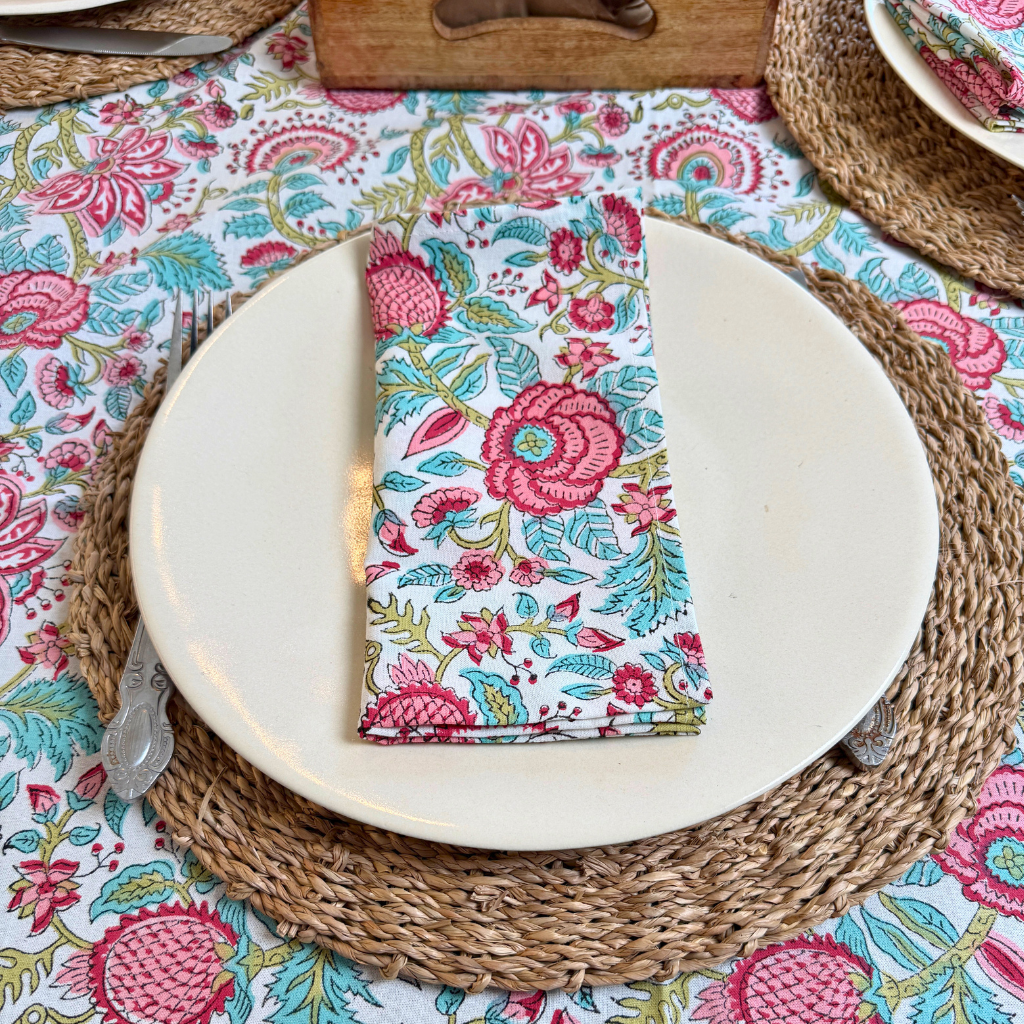 Napkin Set - Rosie Posie - Gawjus