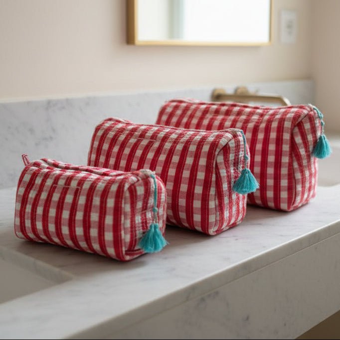 Pink Cosmetic Bag - Gawjus