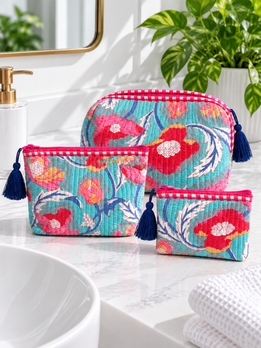 Pretty in Pink Beauty Bag Bundle - Gawjus