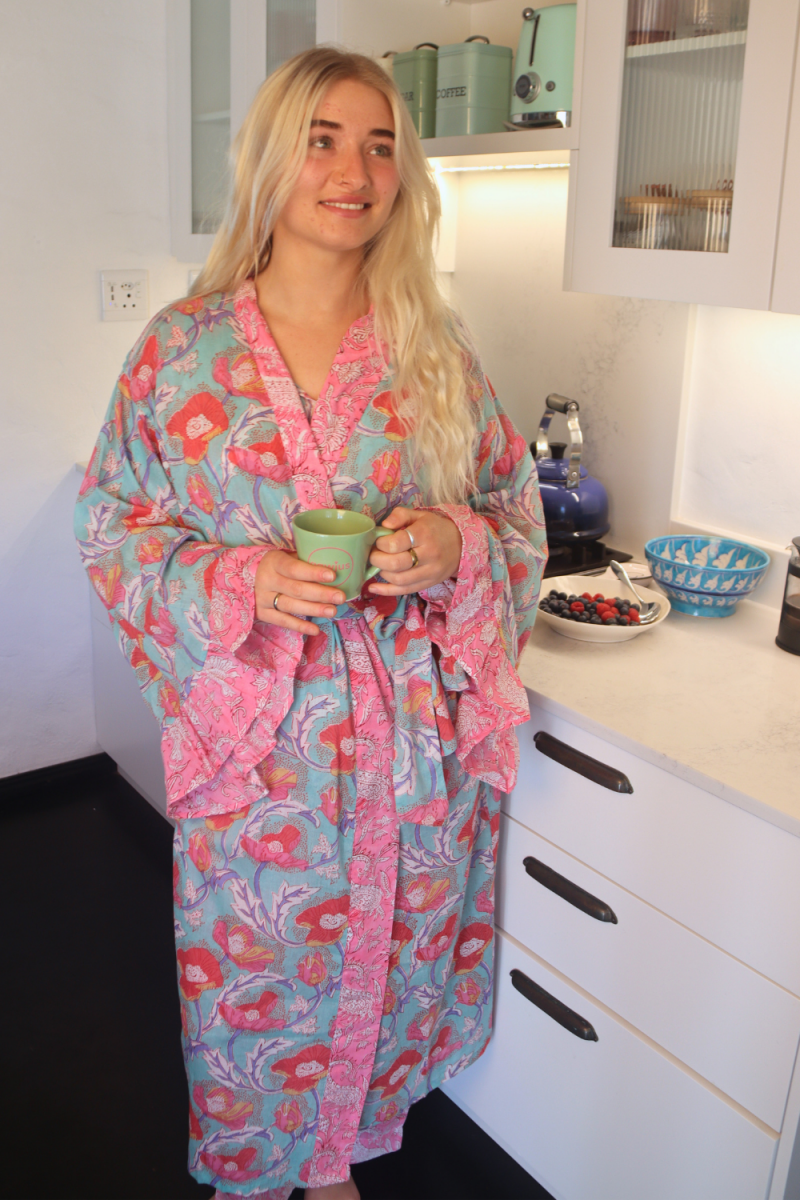 Pretty in Pink Summer Robe - Gawjus