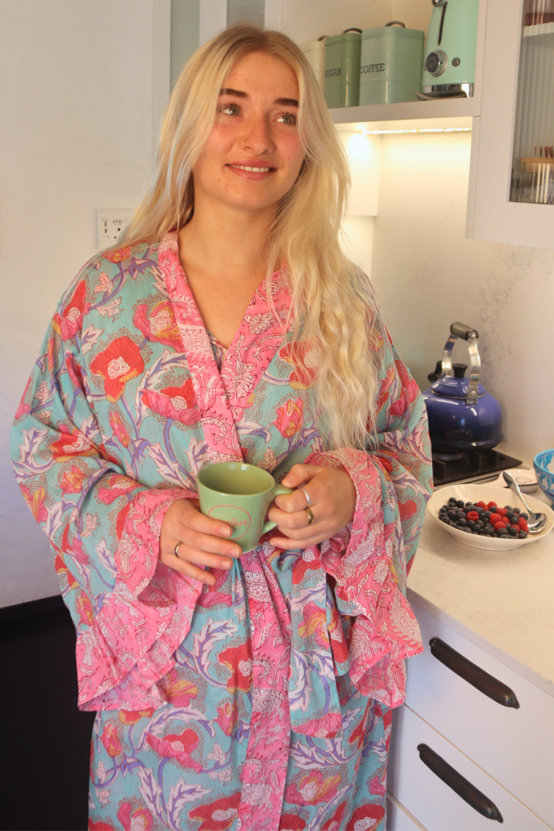 Pretty in Pink Summer Robe - Gawjus