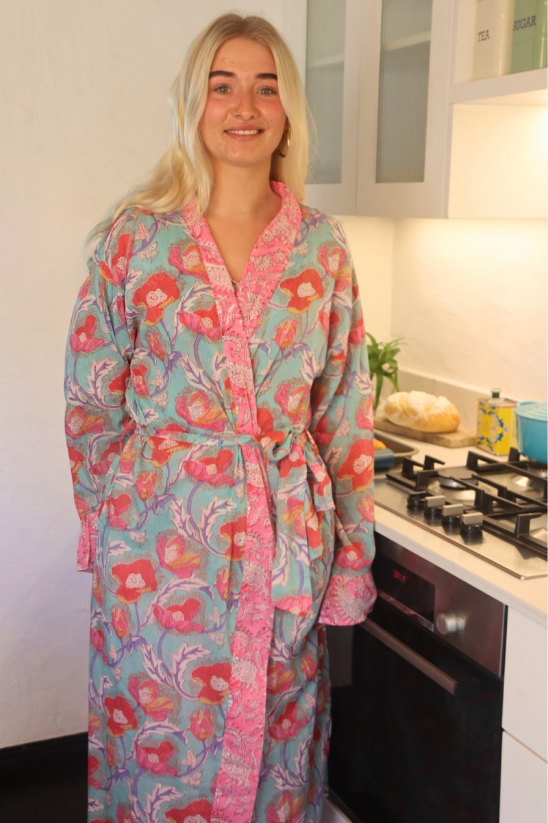Pretty in Pink Summer Robe - Gawjus