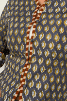 Quilted Jacket - Brown and Yellow - Gawjus