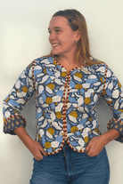 Quilted Jacket - Brown and Yellow - Gawjus