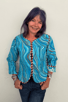 Quilted Jacket - Retro Floral - Gawjus