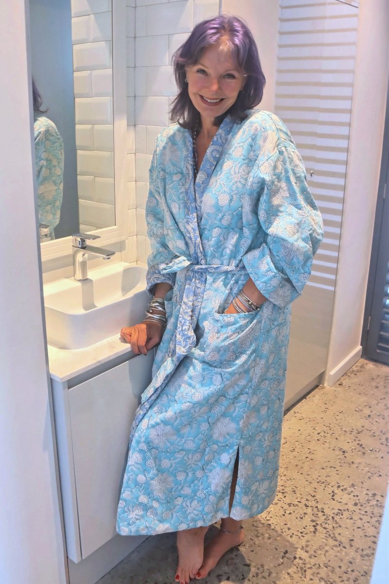Seafoam Robe (Reversible) - One Size - Gawjus