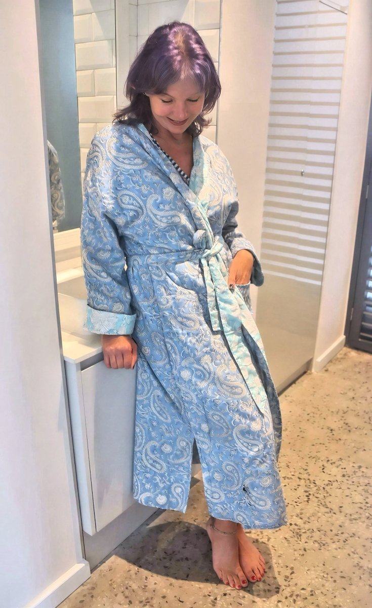 Seafoam Robe (Reversible) - One Size - Gawjus