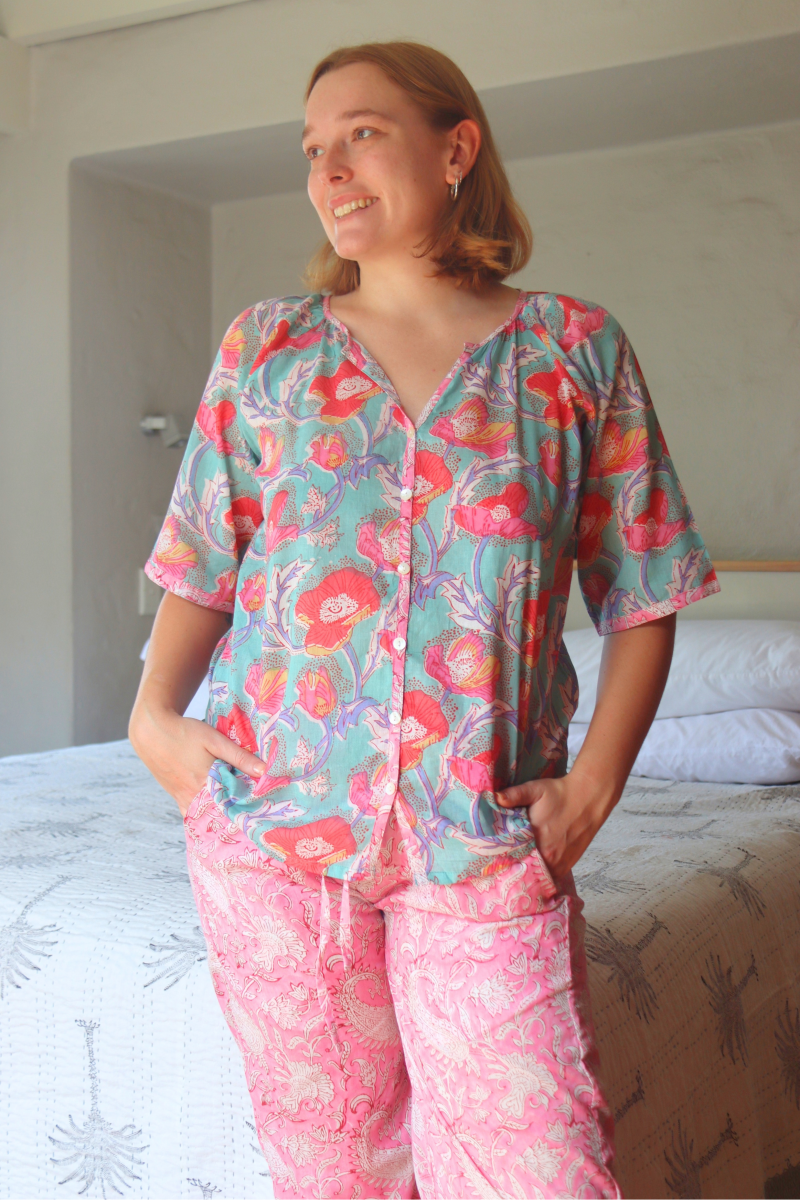 Short Sleeve Frenchie - Pretty in Pink - Gawjus