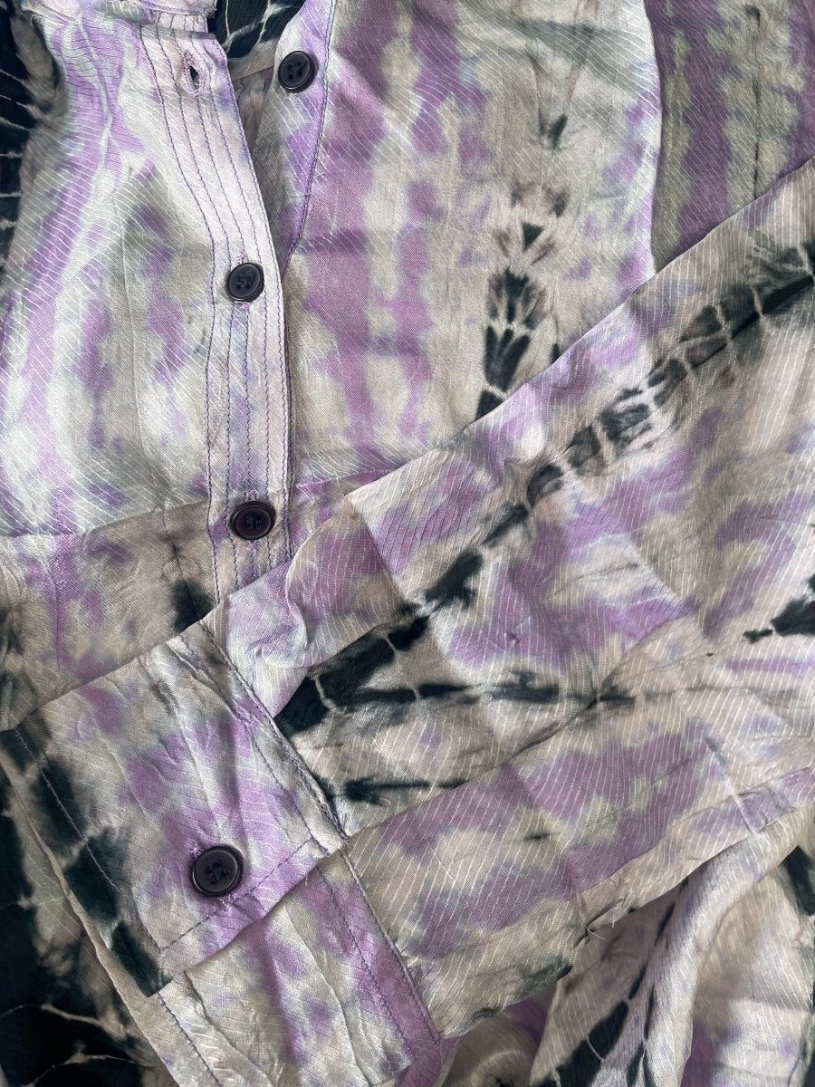 Silk Shirt Dress - Gawjus