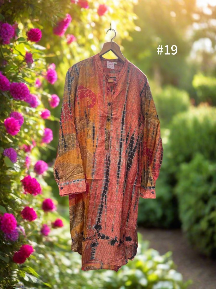 Silk Shirt Dress - Gawjus