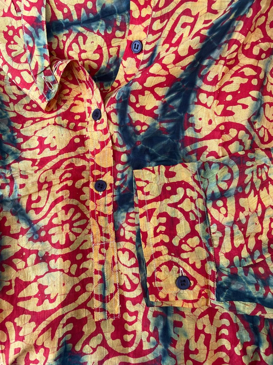 Silk Shirt Dress - Gawjus