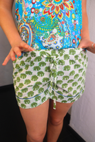Strappy Shortie Set - Green Ellie - Gawjus