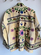 Suzani Embroided Jacket - Bohemian Garden - Gawjus