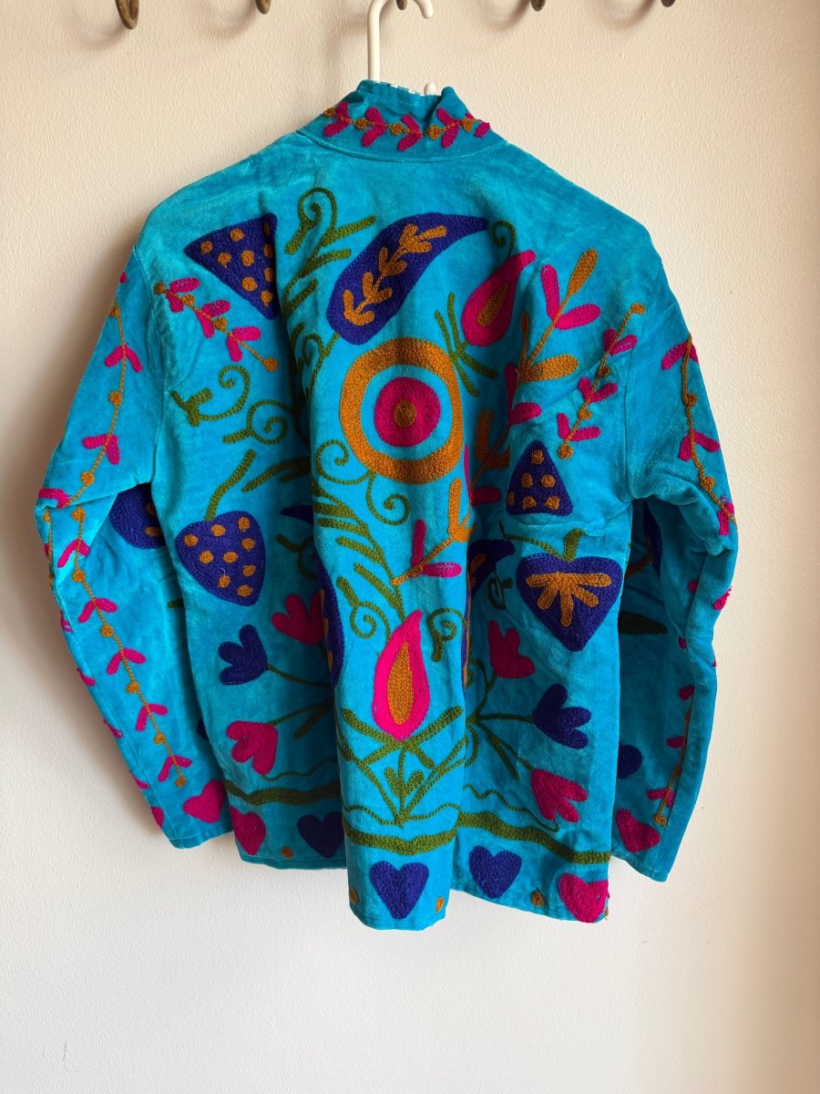 Suzani Embroided Jacket - Carnival - Gawjus