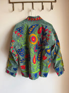 Suzani Embroided Jacket - Dark Blue Leaf - Gawjus