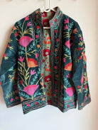 Suzani Embroided Jacket - Elated Forest - Gawjus