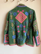 Suzani Embroided Jacket - Pink Prism - Gawjus