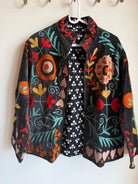 Suzani Embroided Jacket - Polka Dots - Gawjus