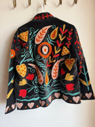Suzani Embroided Jacket - Polka Dots - Gawjus