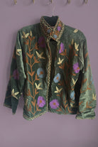 Suzani Embroided Jacket - Velvet Forest - Gawjus