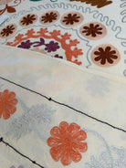 Suzani Kantha - Hand-embroidered Blanket - Three - Gawjus