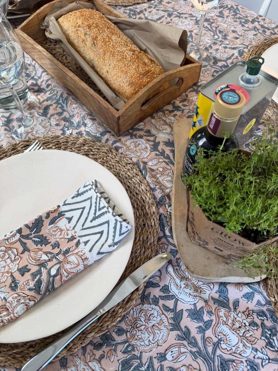 Table cloth - Blush and Clay - Gawjus