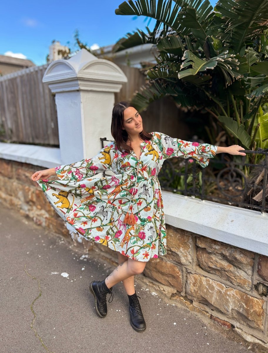 The Abi Dress - Animals - Gawjus