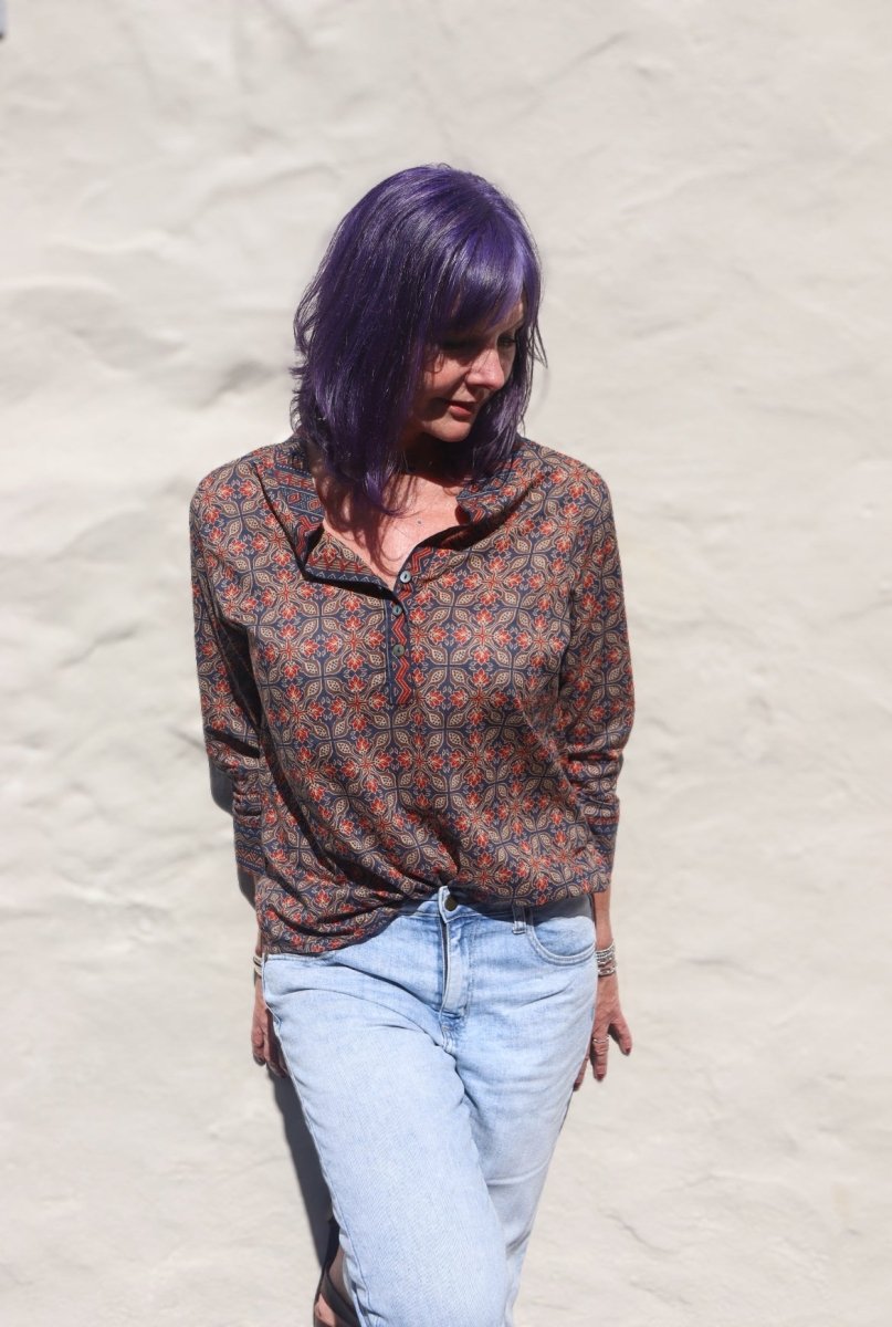 The Everyday Blouse - Clay - Gawjus