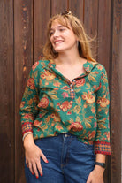 The Everyday Blouse - Moss - Gawjus