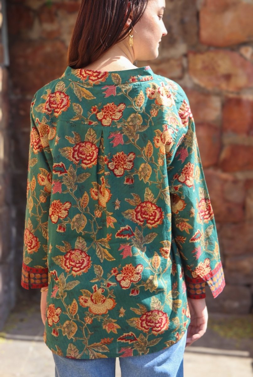 The Everyday Blouse - Moss - Gawjus