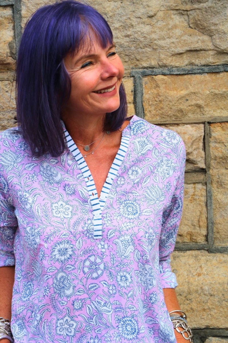 The Everyday Blouse - Pink Sorbet - Gawjus