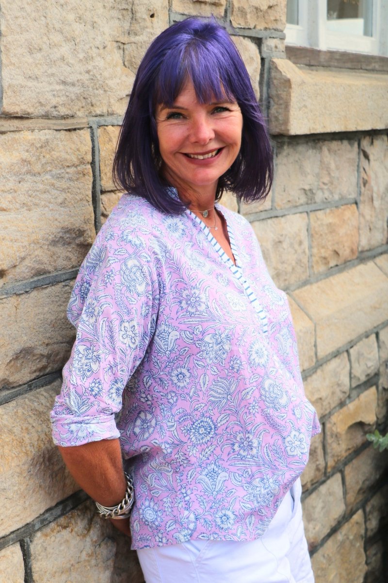 The Everyday Blouse - Pink Sorbet - Gawjus