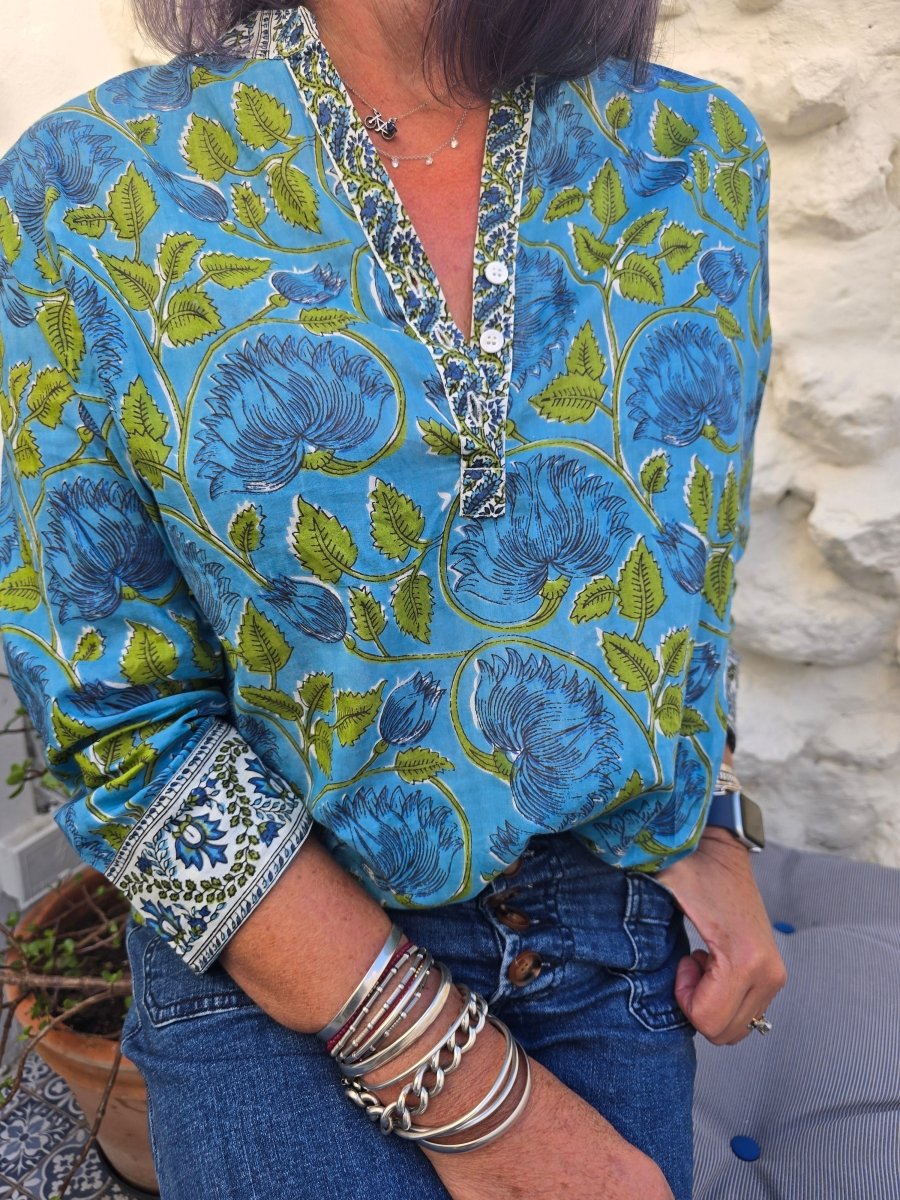 The Everyday Blouse - Sky - Gawjus.CapeTown