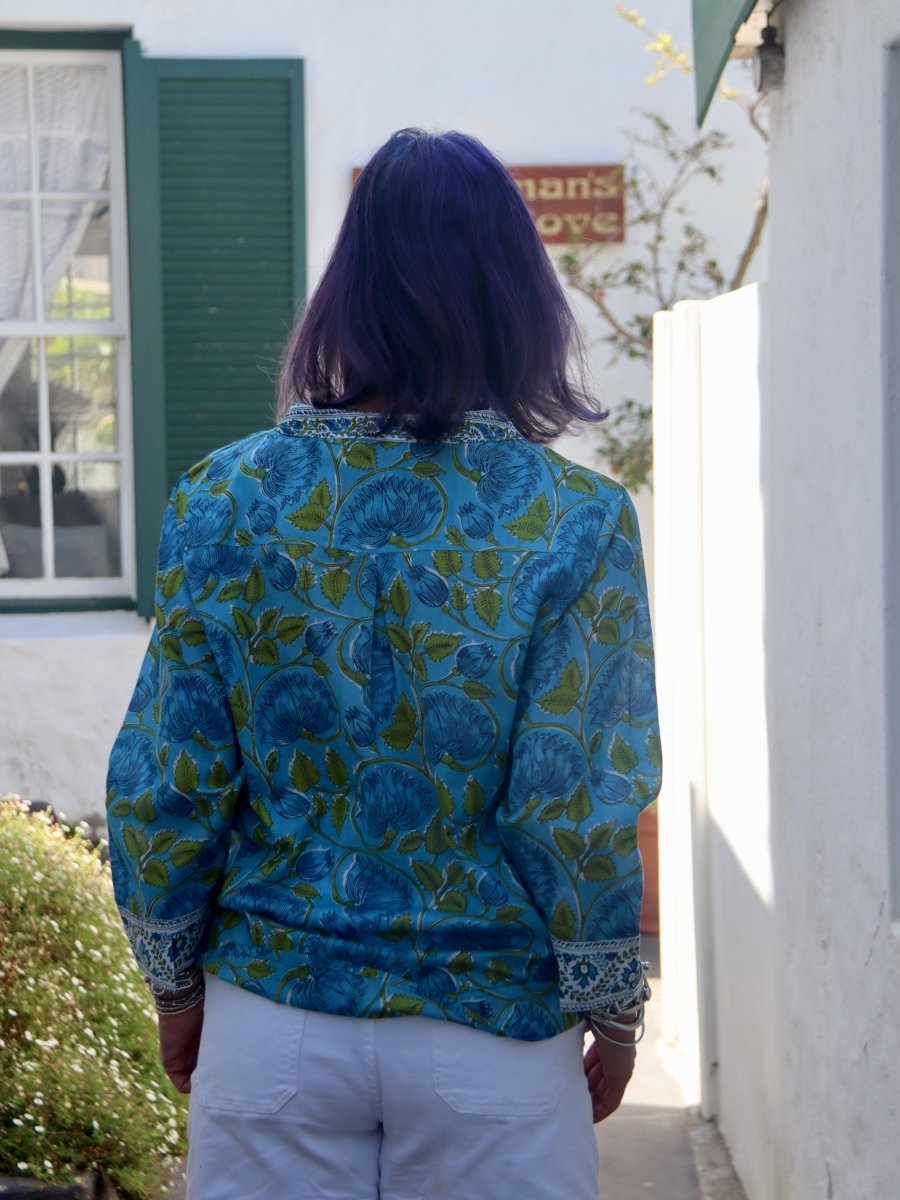 The Everyday Blouse - Sky - Gawjus