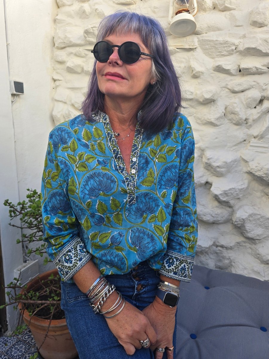 The Everyday Blouse - Sky - Gawjus.CapeTown