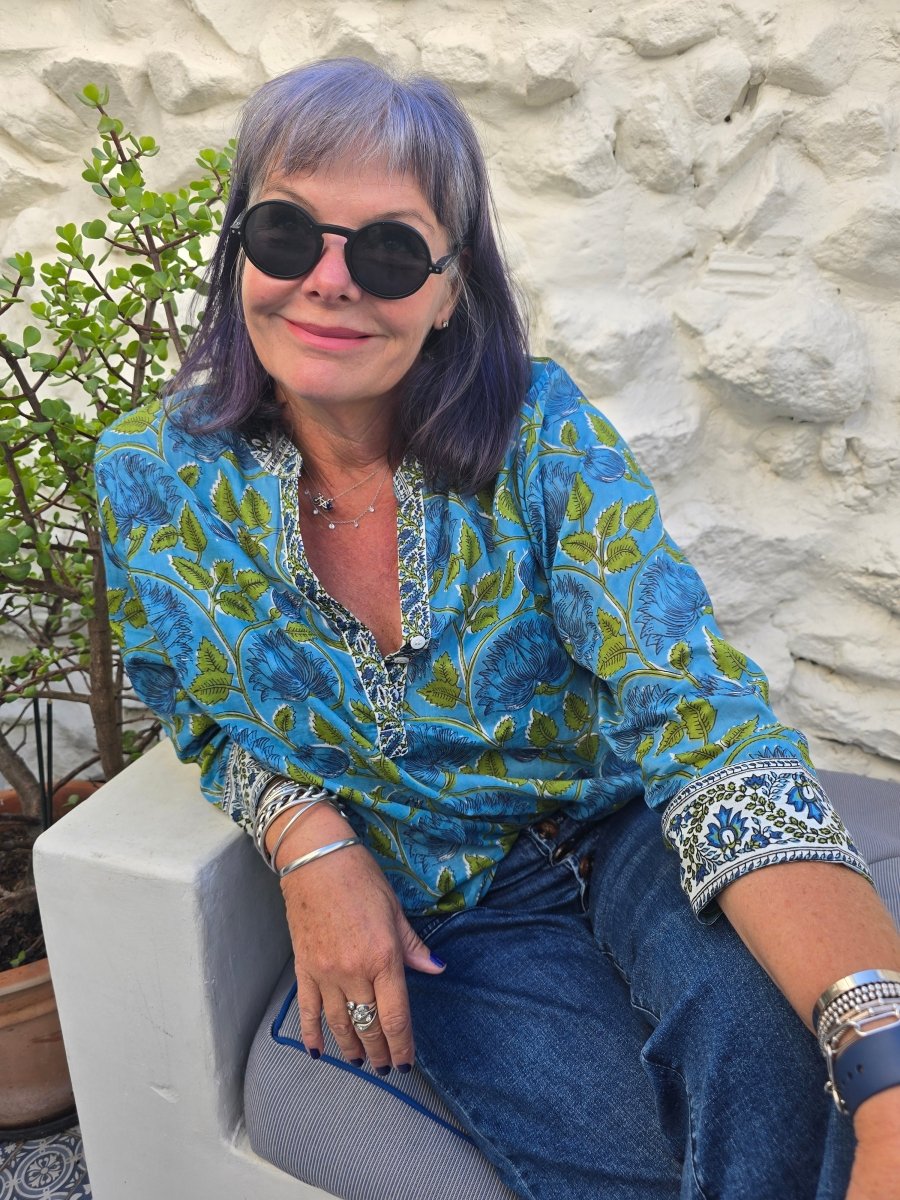 The Everyday Blouse - Sky - Gawjus.CapeTown