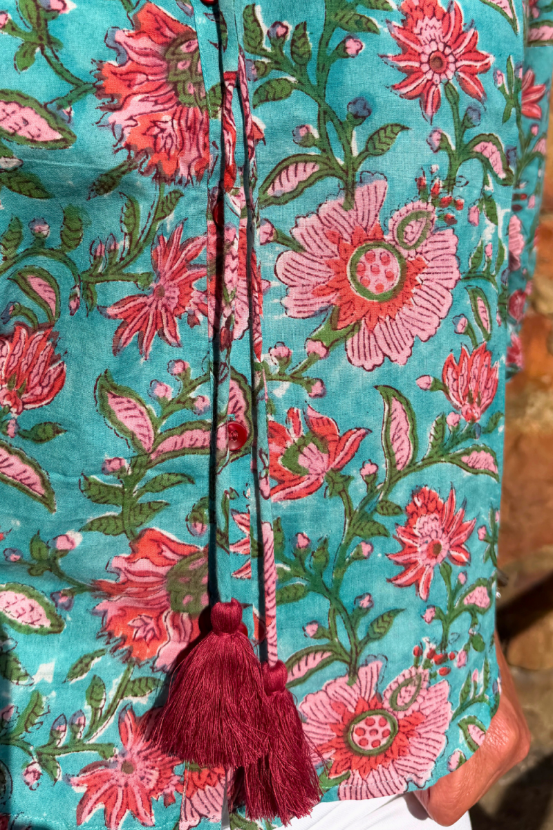 The Lulu Blouse - Shiraz - Gawjus