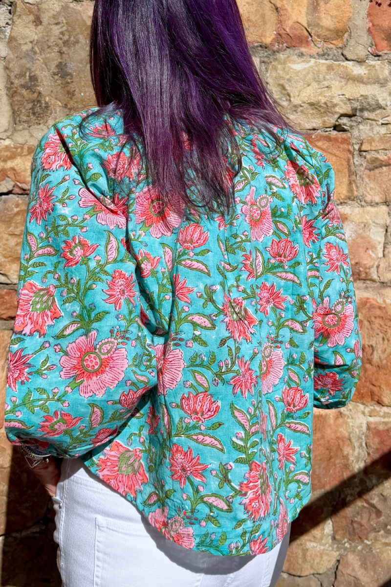 The Lulu Blouse - Shiraz - Gawjus