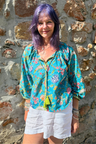 The Lulu Blouse - Turquoise - Gawjus